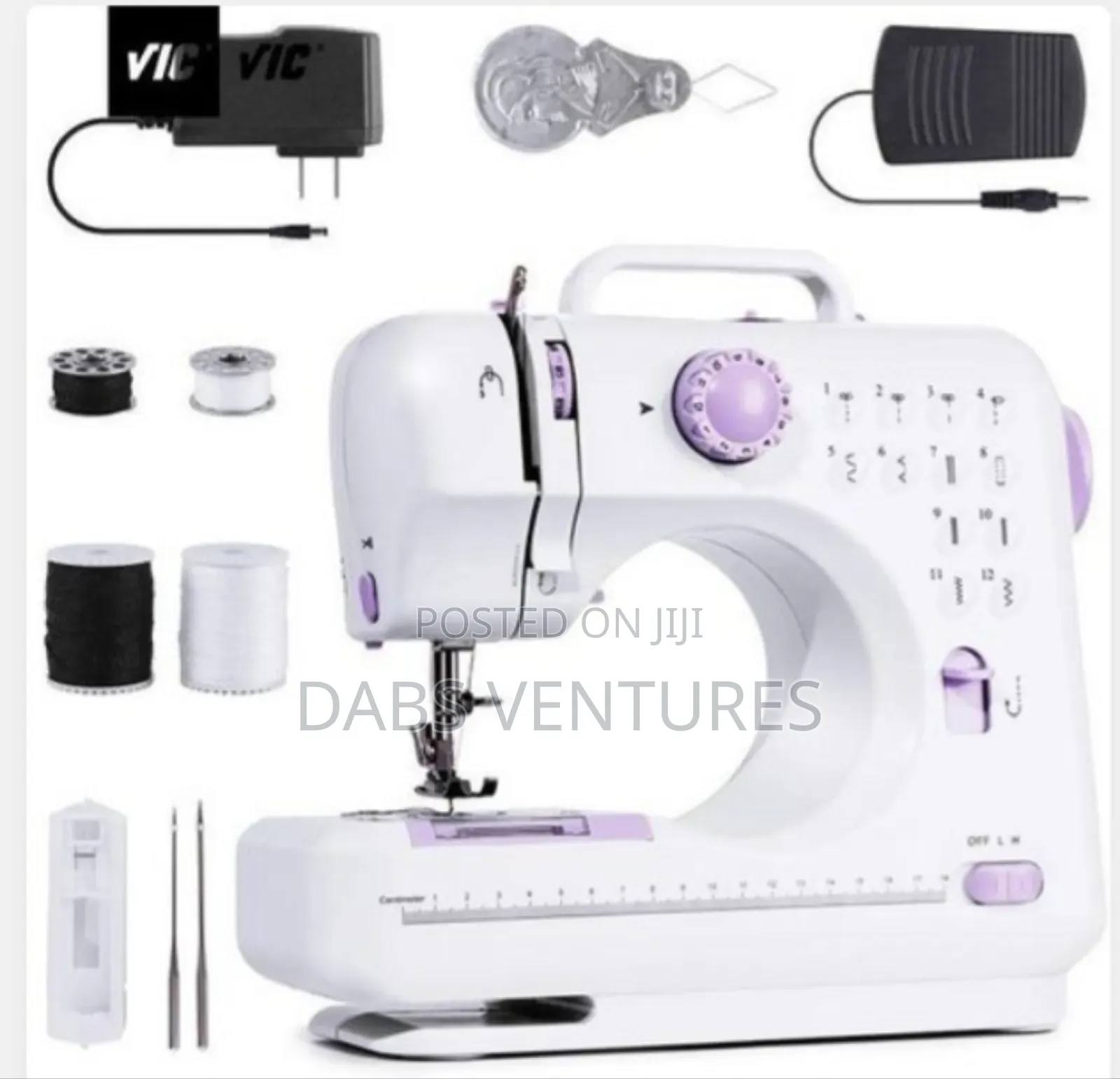Sewing Machine for Wigs and Households. 12 Stitches