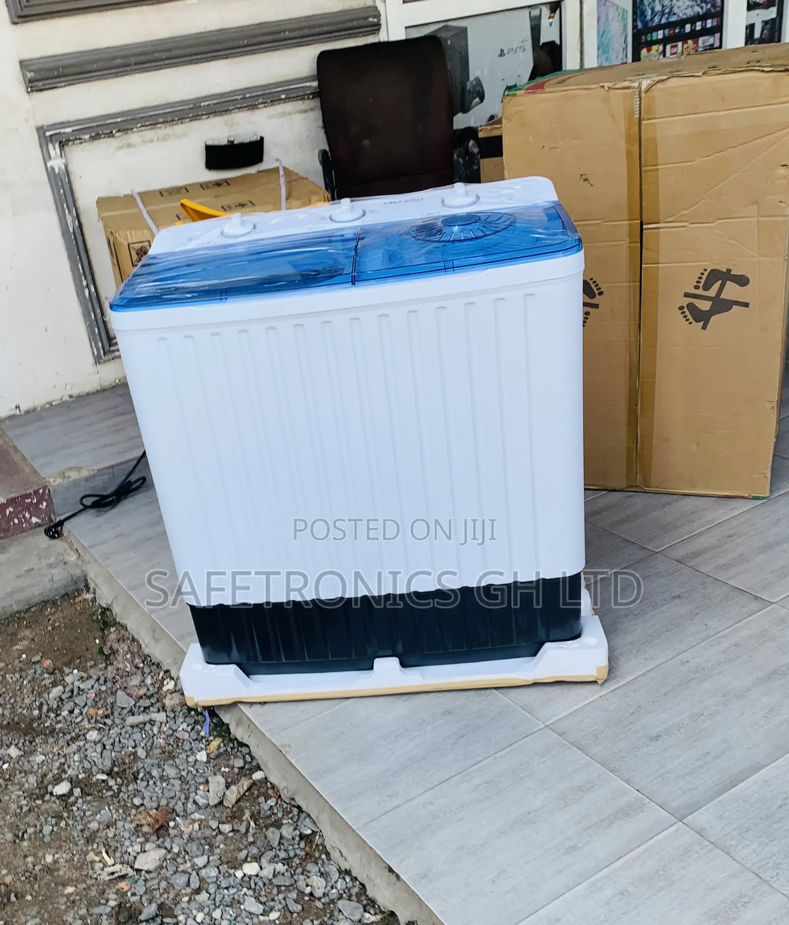 Ultra Modern Nasco 10kg Semi-Auto Washing Machine Top-Load Twin-Tub