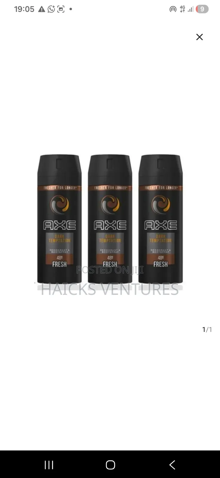 Axe Magnum Gold Caramel