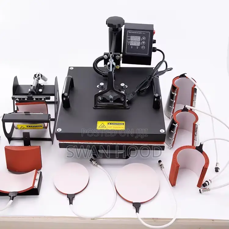 Heat Press 8 in 1 Combo