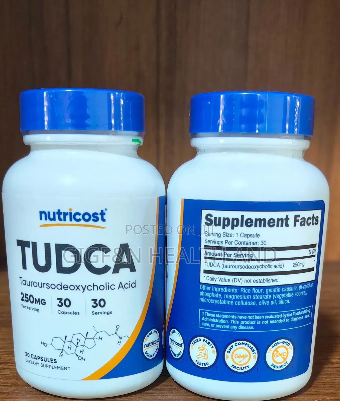 Tudca, 250 Mg, 30 Capsules