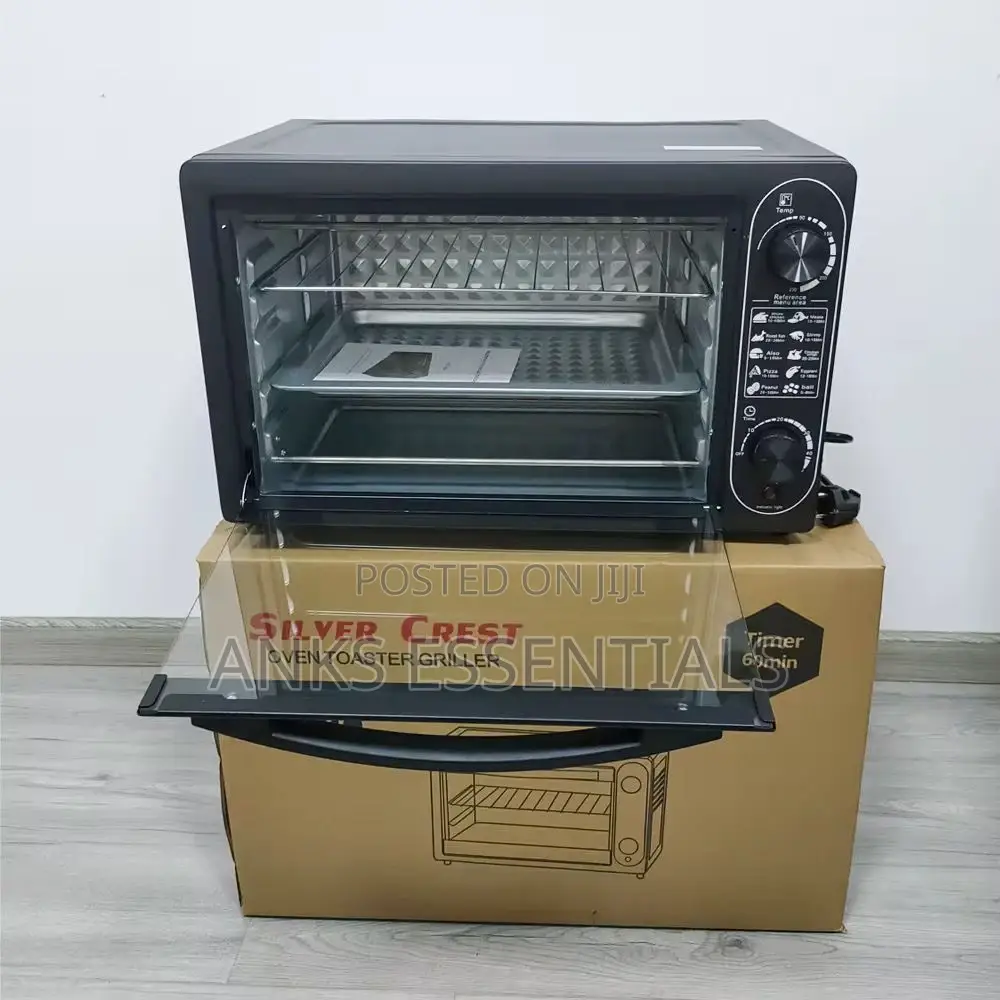 Silver Crest Oven Toaster Griller 48l Black