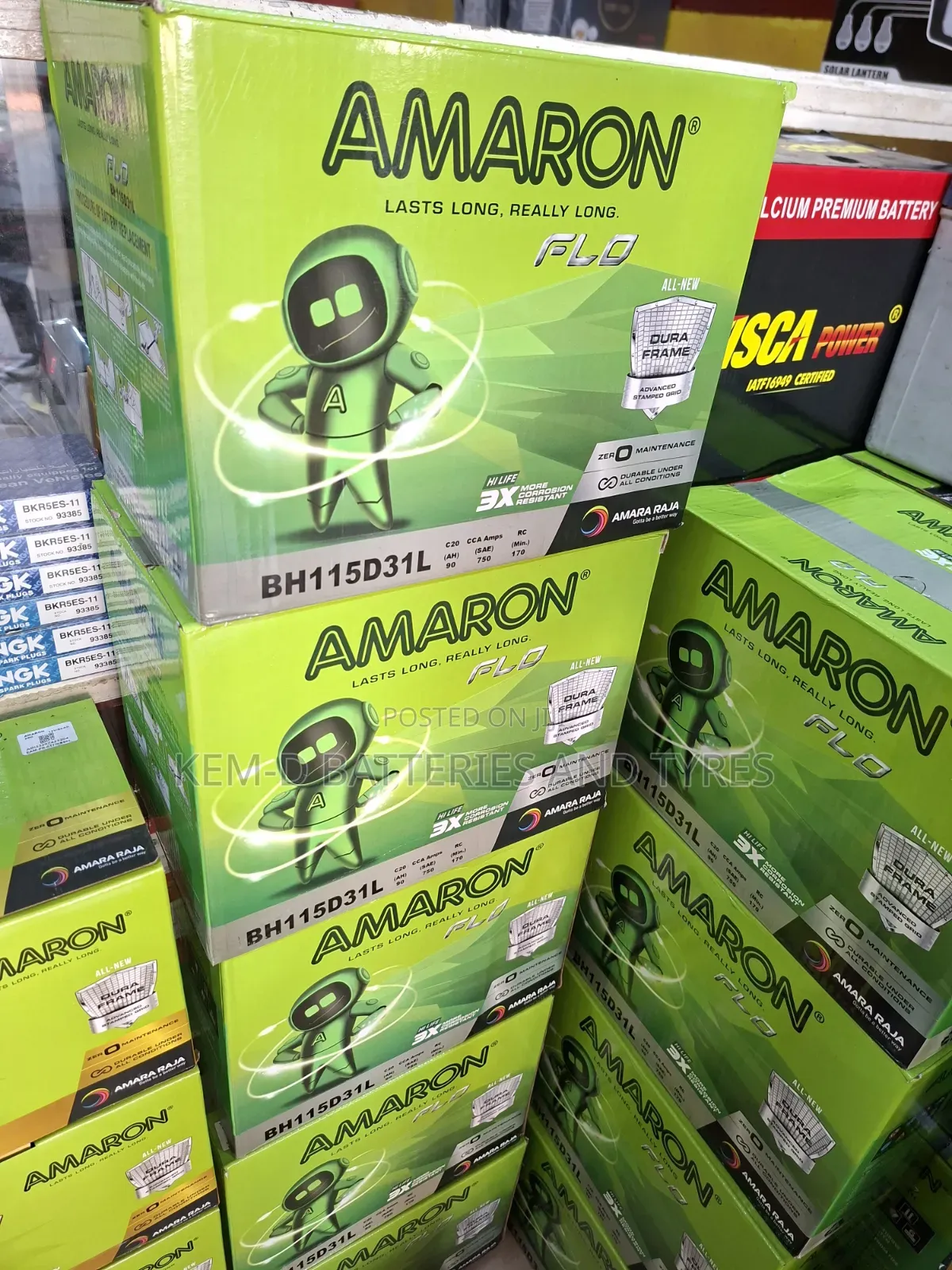 17 Plates Amaron Battery + Free Delivery
