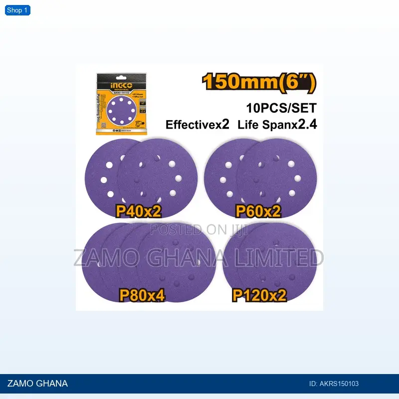 Purple Sanding Disc - Akrs150103