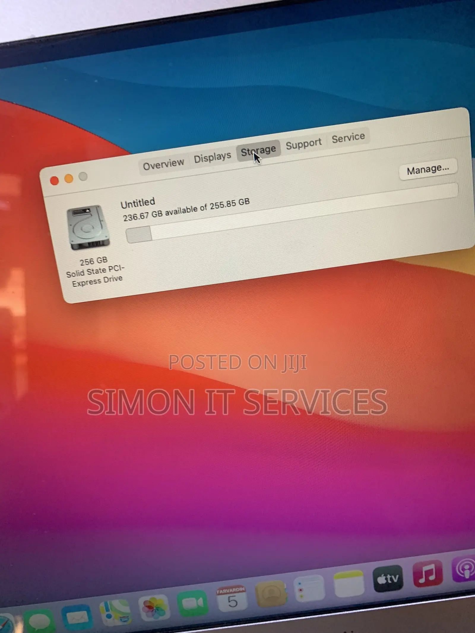 Laptop Apple MacBook Air 2017 8GB Intel Core i7 SSD 256GB