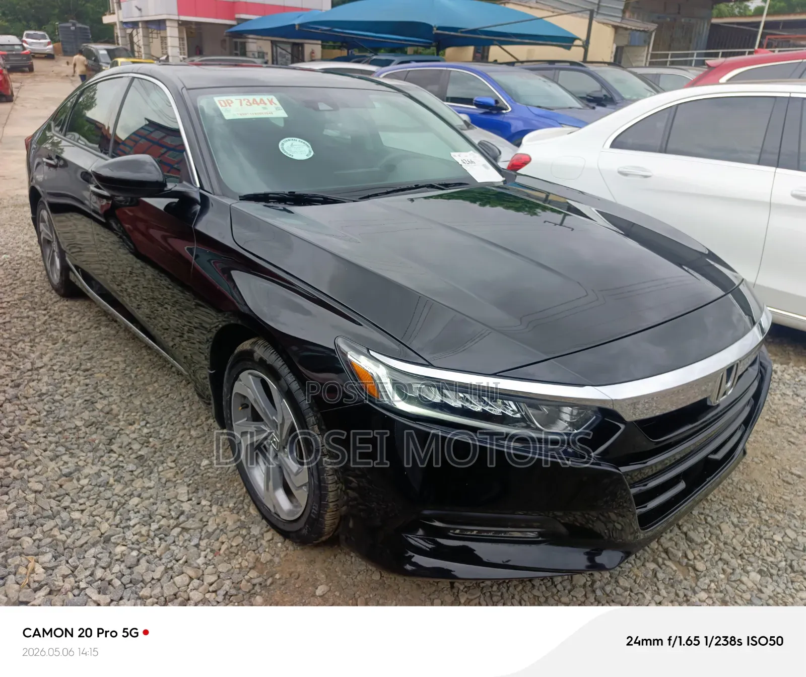 Honda Accord Sport (1.5L 4cyl Turbo 6M) 2019 Black