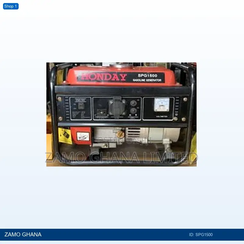 Generator Gasoline 1.0 - 1.1kw Red - Spg1500