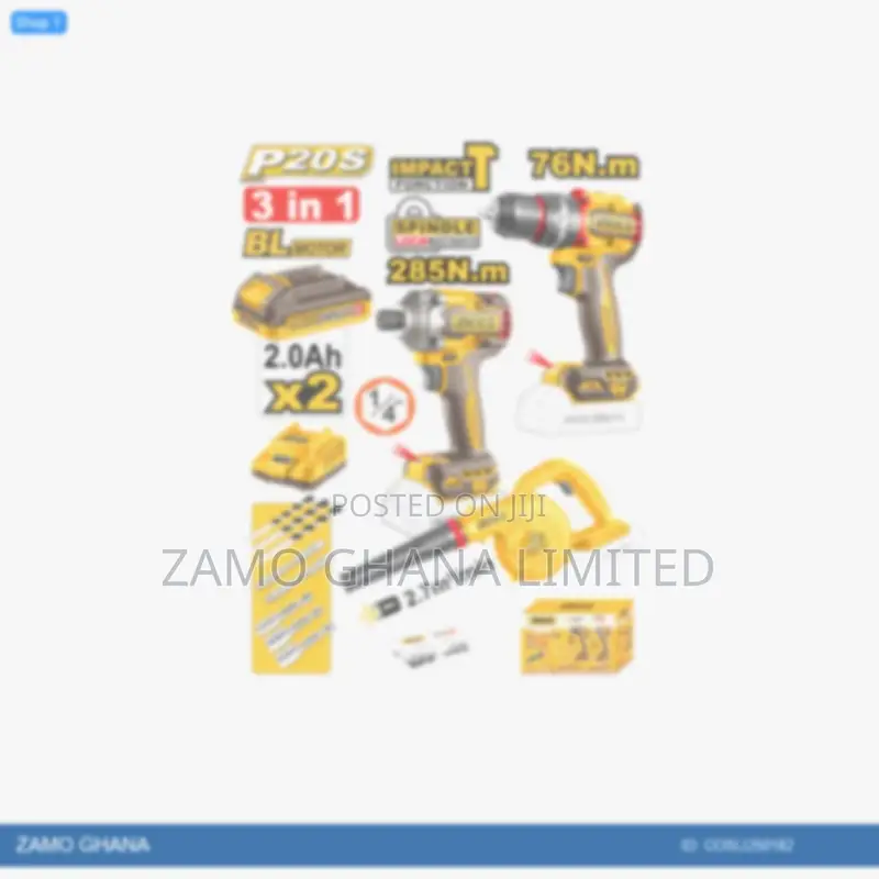 Cordless 20v Impact Drill 76nm Impact Driver 285nm - Cosli250182