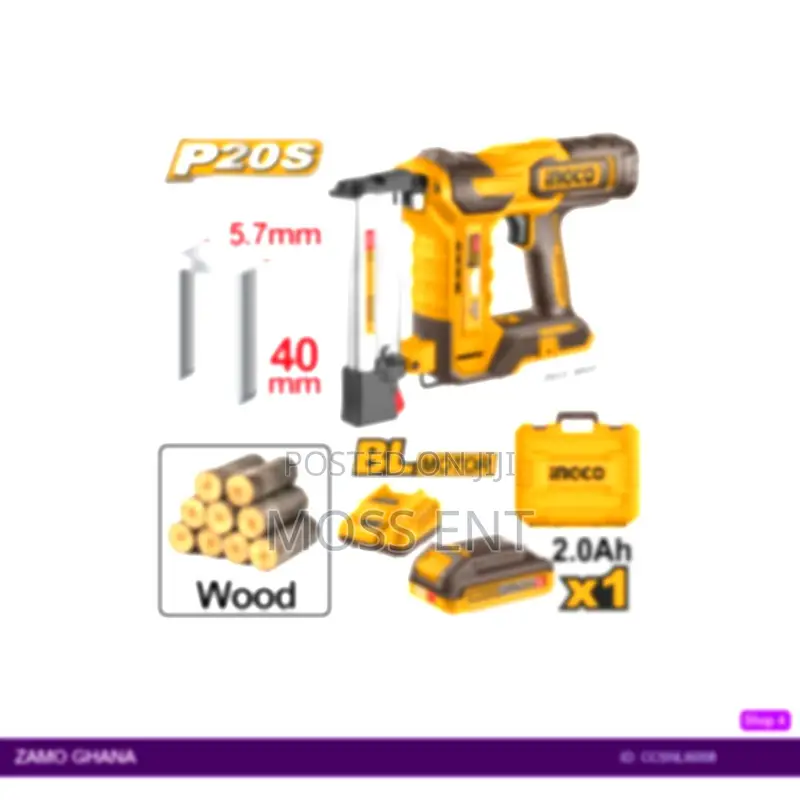 Cordless Crown Stapler - Ccsnli6008