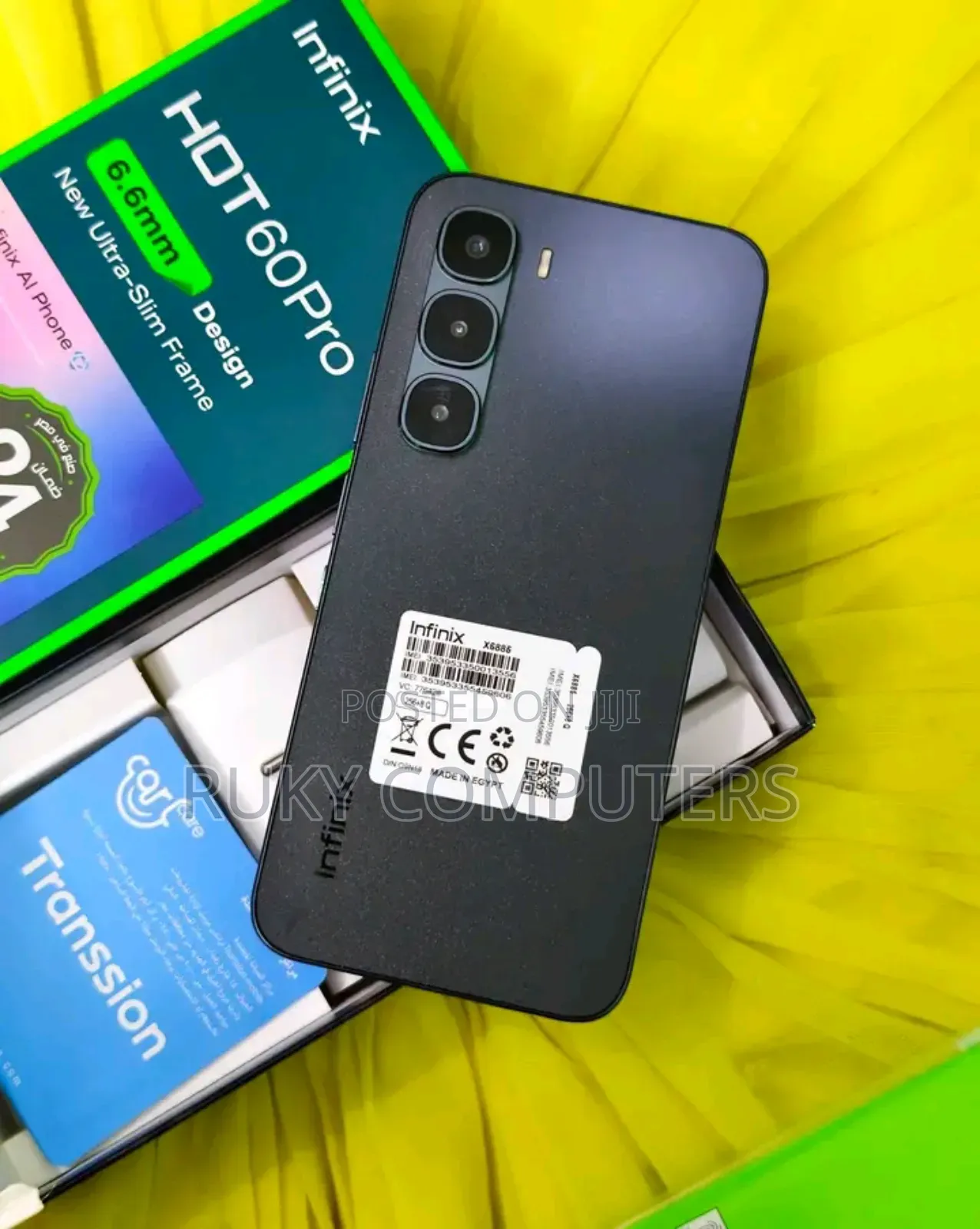 New Infinix Hot 60 Pro 256 GB Black
