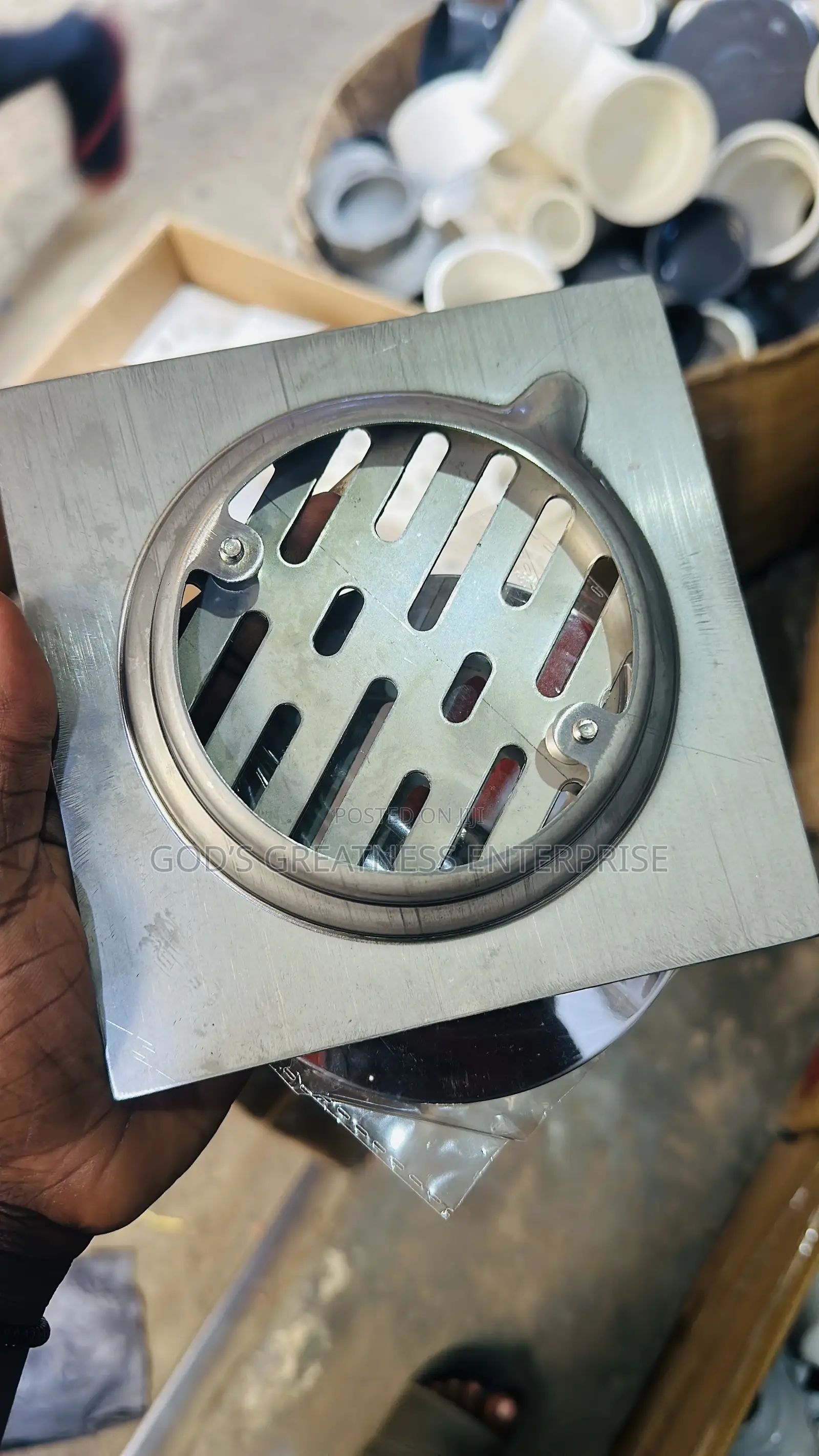 4” Metal Pop Up Drain