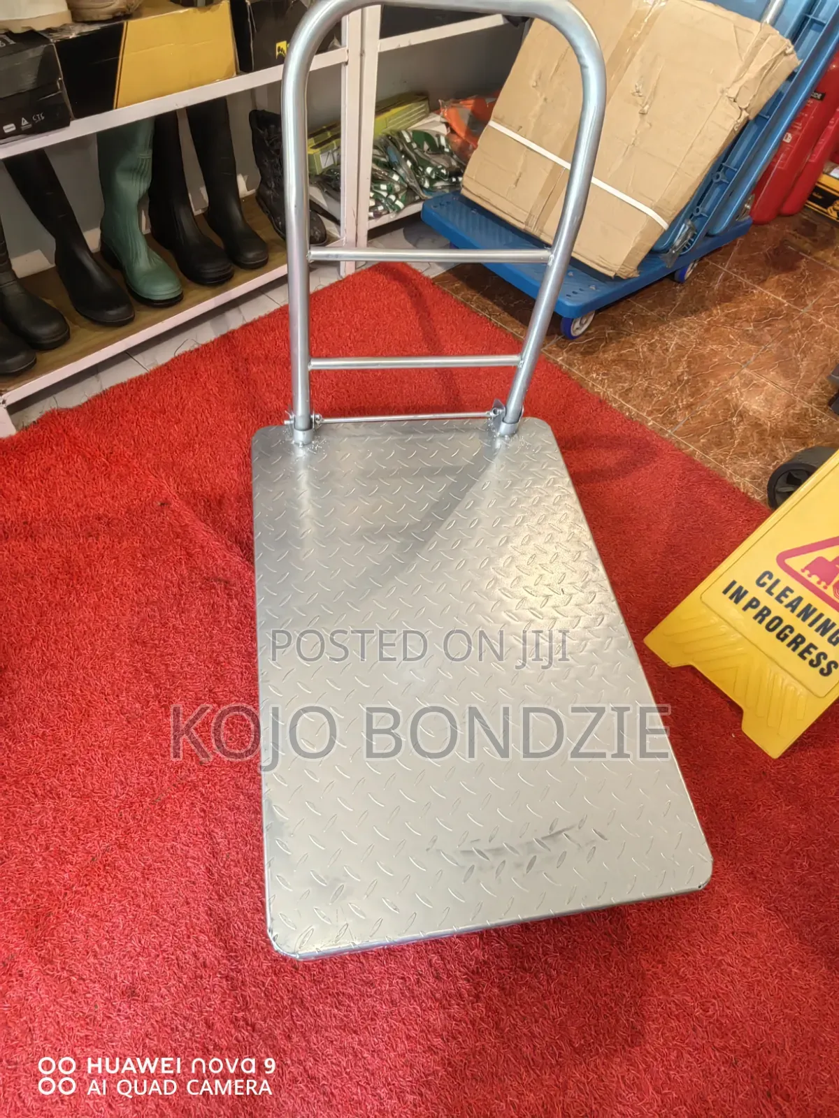 Industrial Metal Platform Trolley 700kg to 800kg