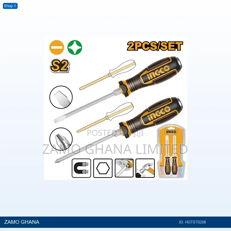 2 PCS Gothrough Screwdriver - Hgtst0208