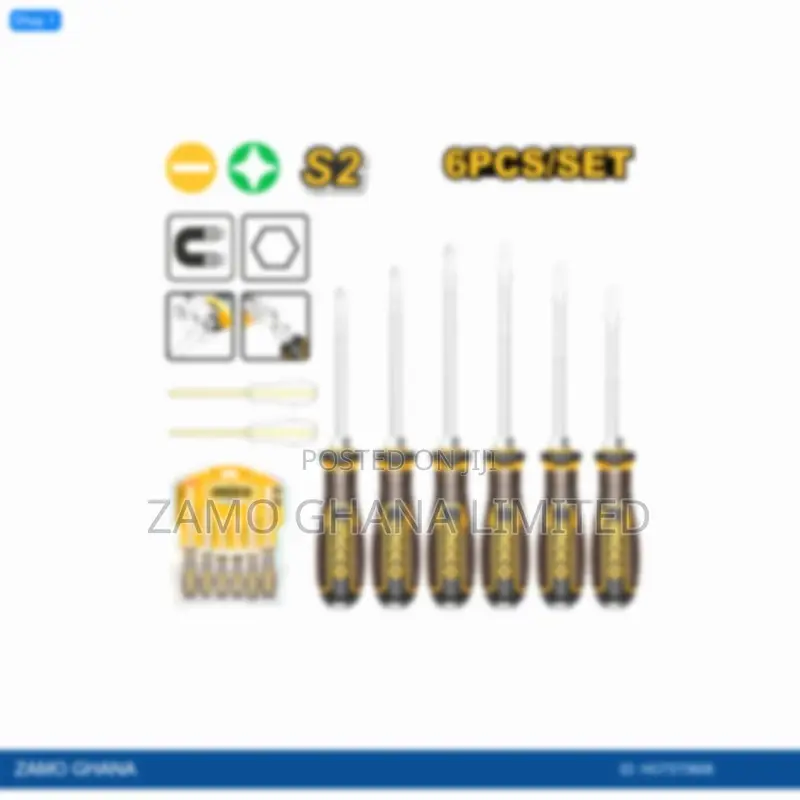 6 PCS Gothrough Screwdriver - Hgtst0608