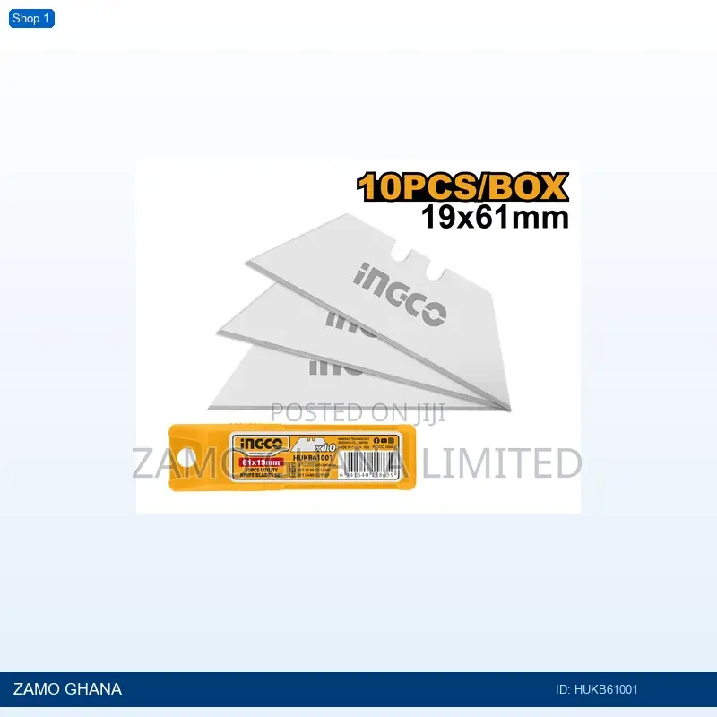 10 PCS Utility Knife Blades - Hukb61001