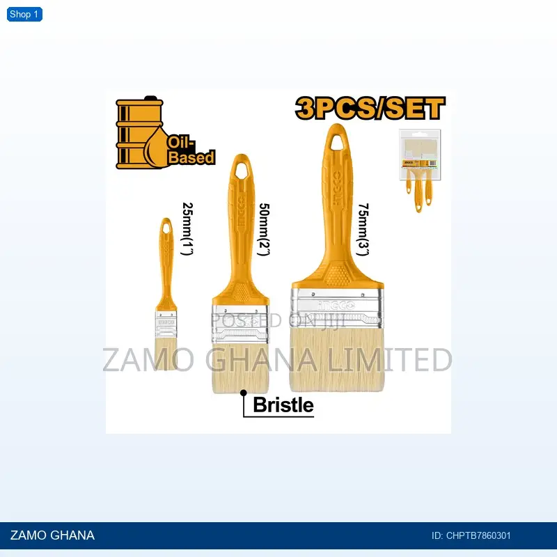 3 PCS Paint Brush - CHPTB