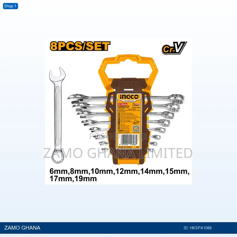 8pcs Combination Spanner - Hkspa1088