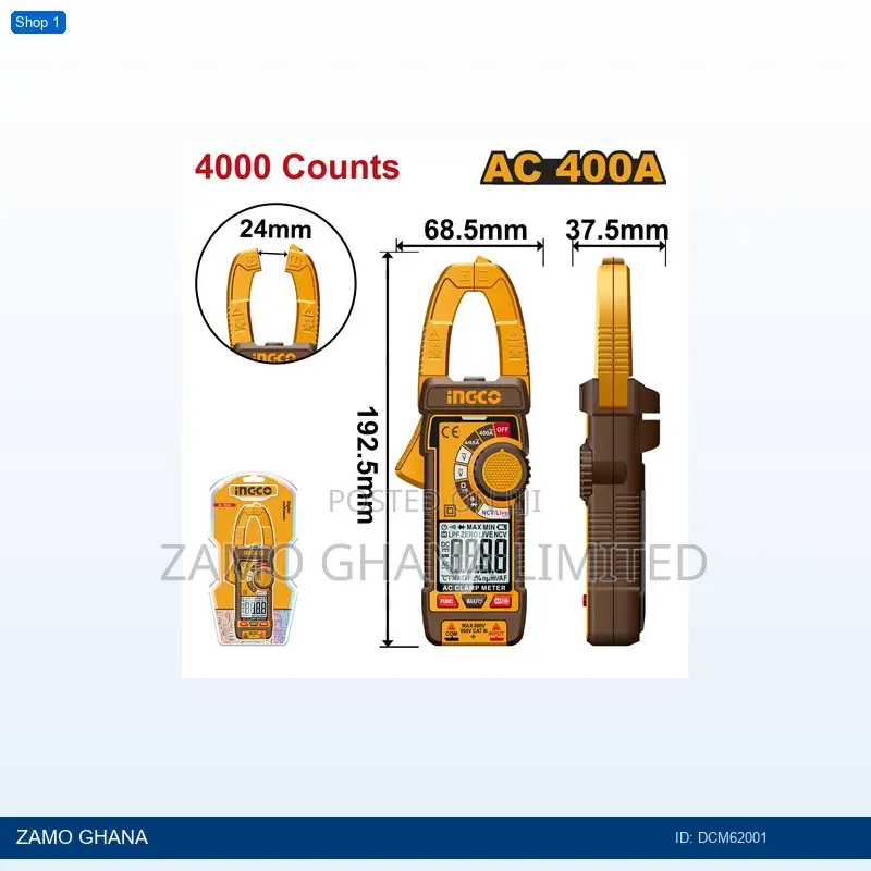 Digital Ac Clamp - Dcm62001