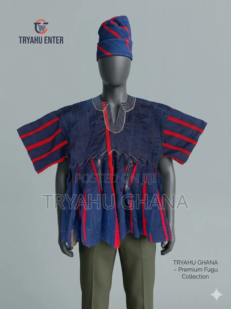 New Stock Men’S Traditional Smock Wear in Ghana|Tryahu Fashion Upgrade