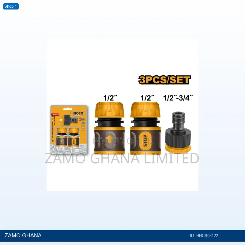 3 PCS Hose Quick Connectors - Hhcs03122