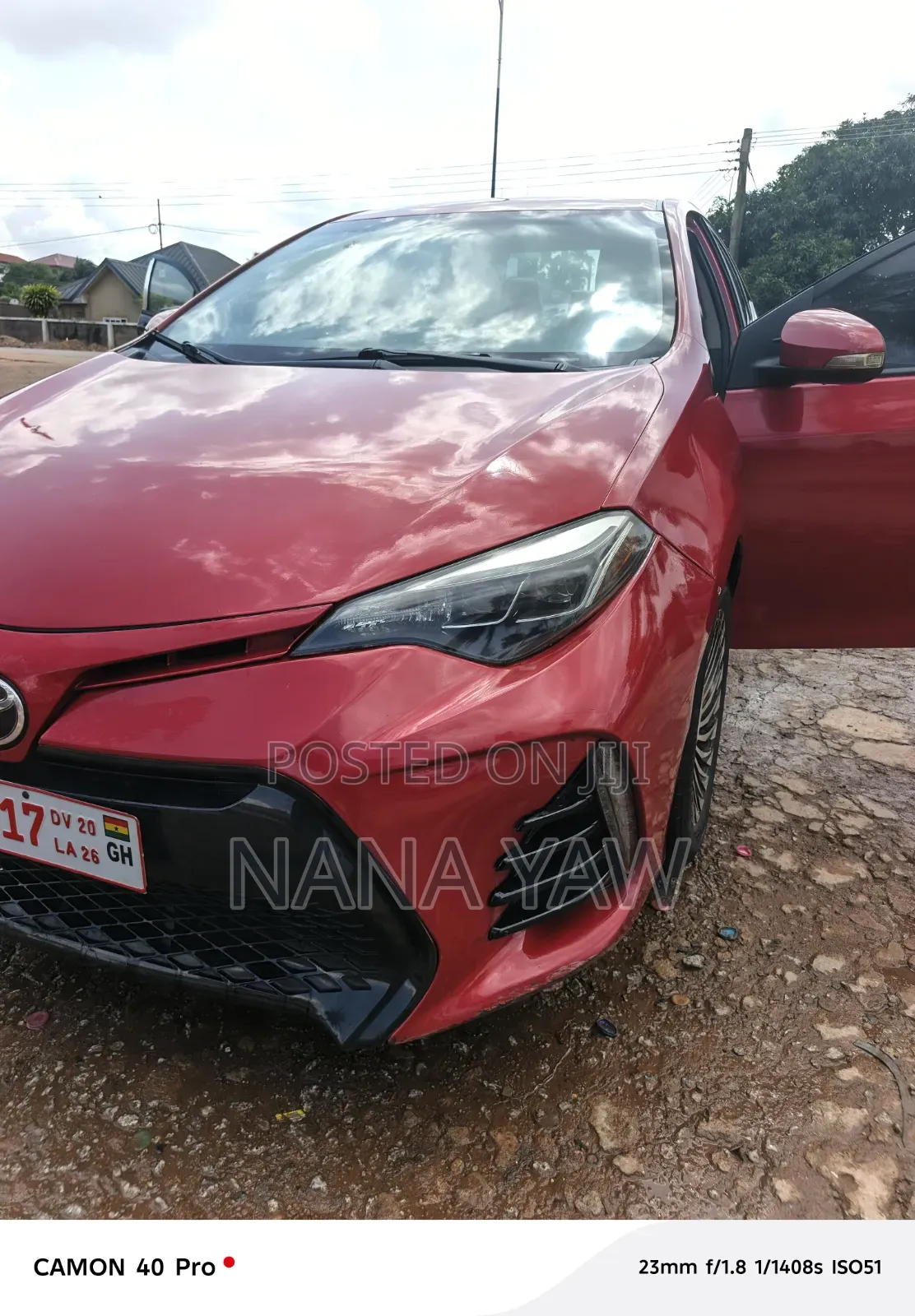 Toyota Corolla LE 4dr Sedan (1.8L 4cyl CVT) 2014 Red