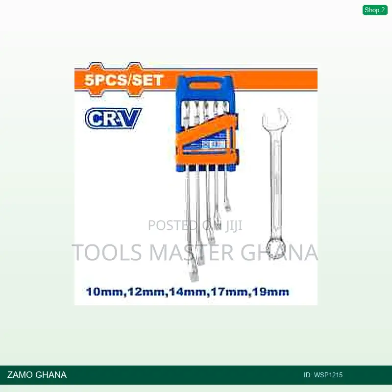 5 PCS Combination Spanner Set - Wsp1215