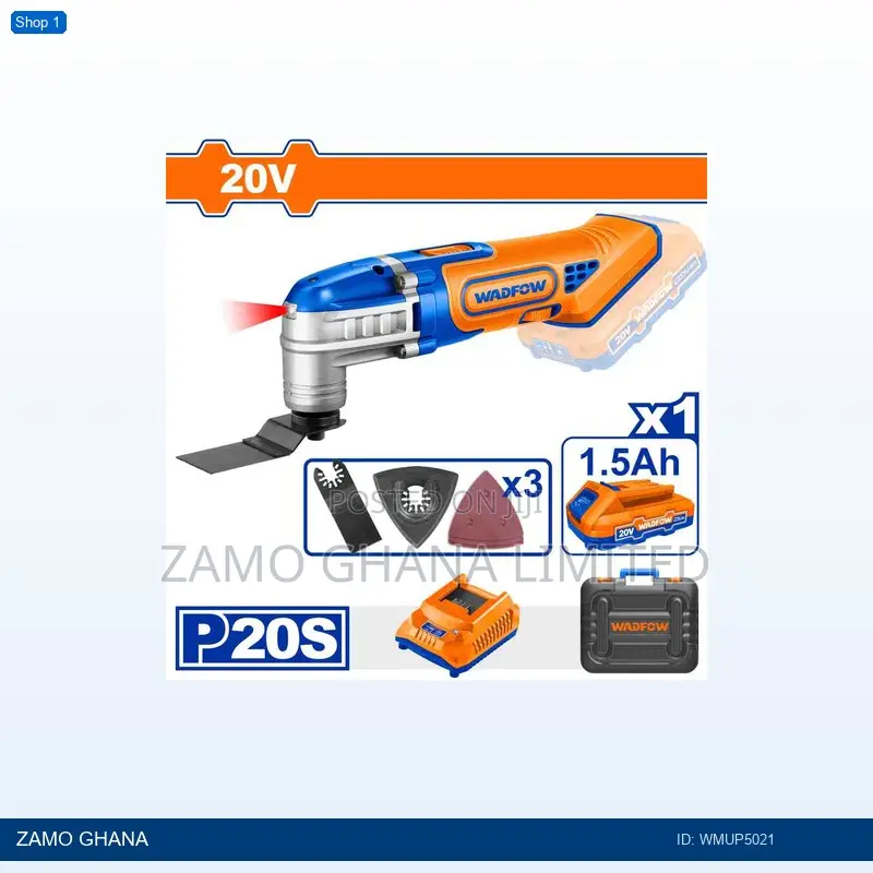 Cordless Multitool 20v Battery - Wmup5021