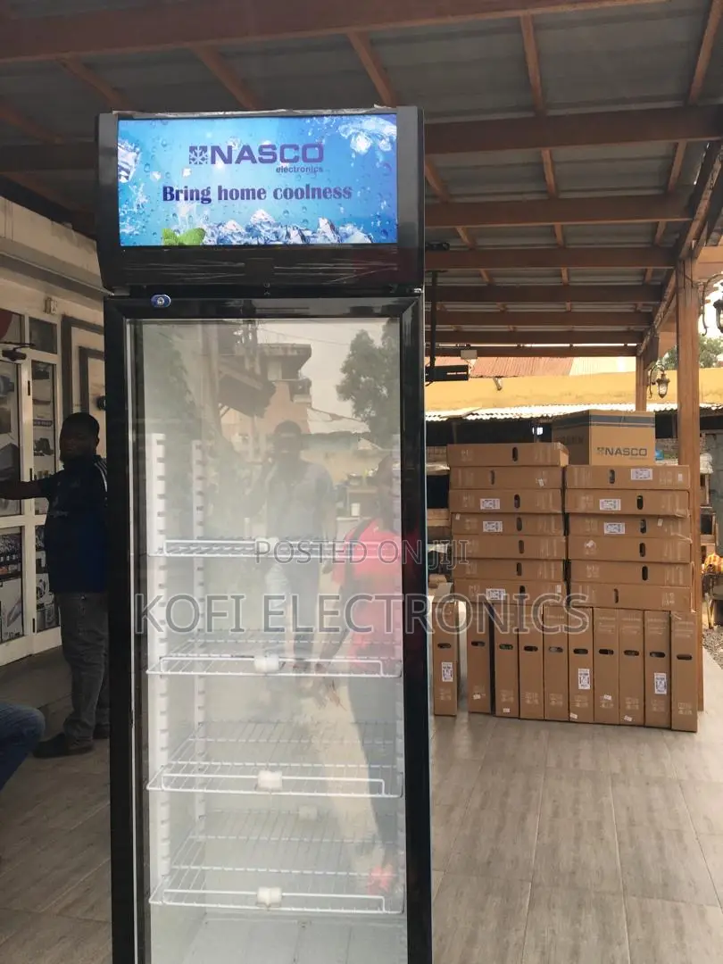 Nasco 358l Upright Display Fridge Perfect for Stores Cafés