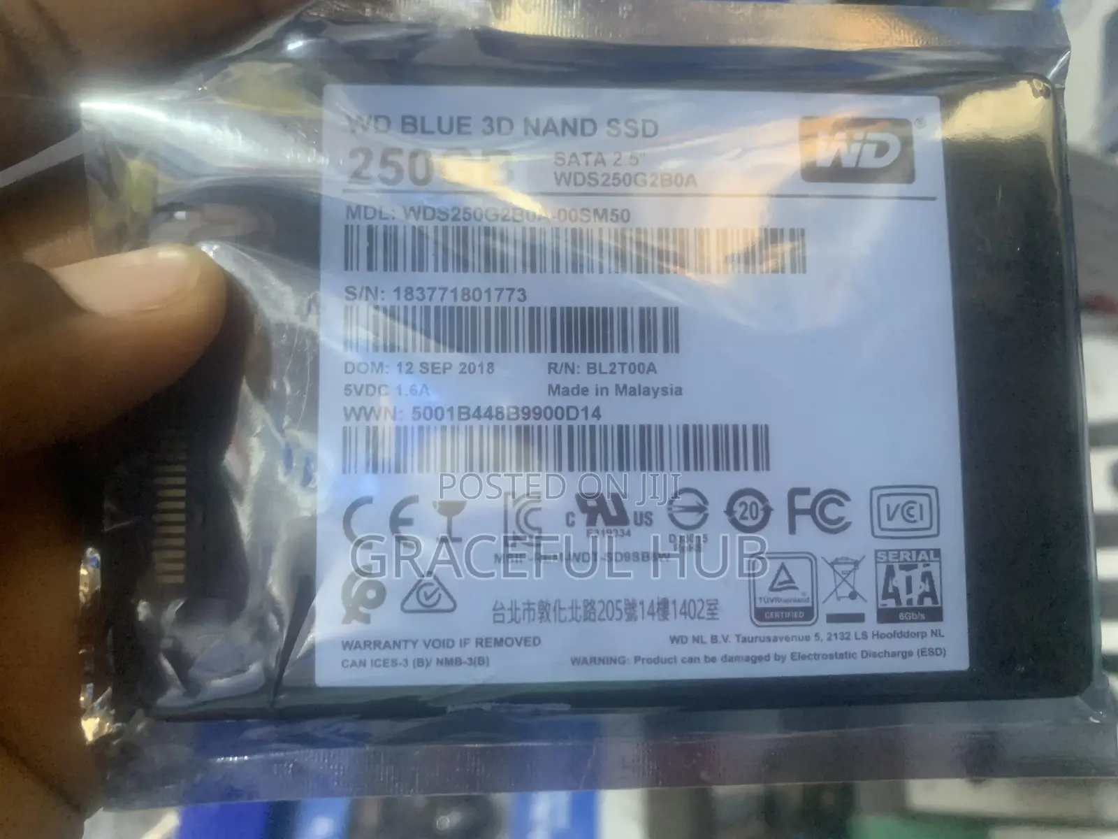 250gb Ssd 2.5” Sata