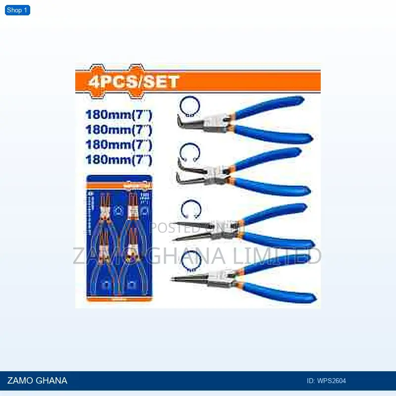 4 PCS Circlip Pliers - Wps2604