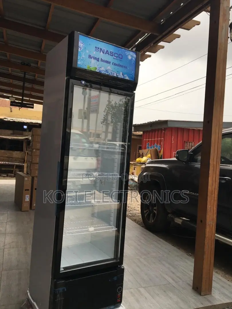 Nasco 358l Upright Cooler Spacious Storage With Bright Display