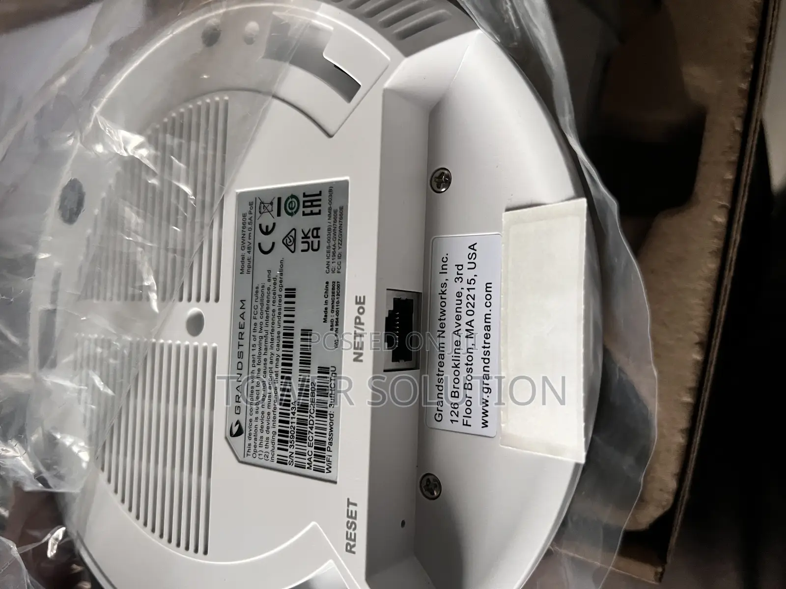 Grandstream Gwn7660e Ax3000 Wifi 6 Access Point