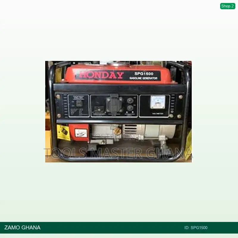 Generator Gasoline 1.0 - 1.1kw Red - Spg1500