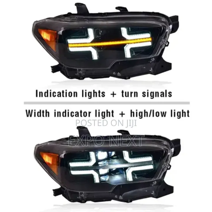 Abs+Led Headlamp for Toyata Tacoma 2016-2023