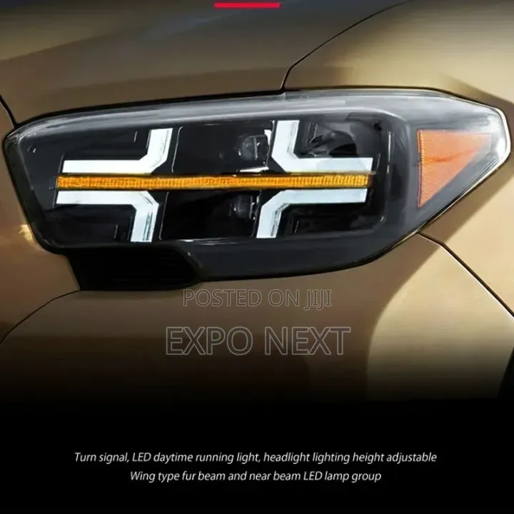Abs+Led Headlamp for Toyata Tacoma 2016-2023