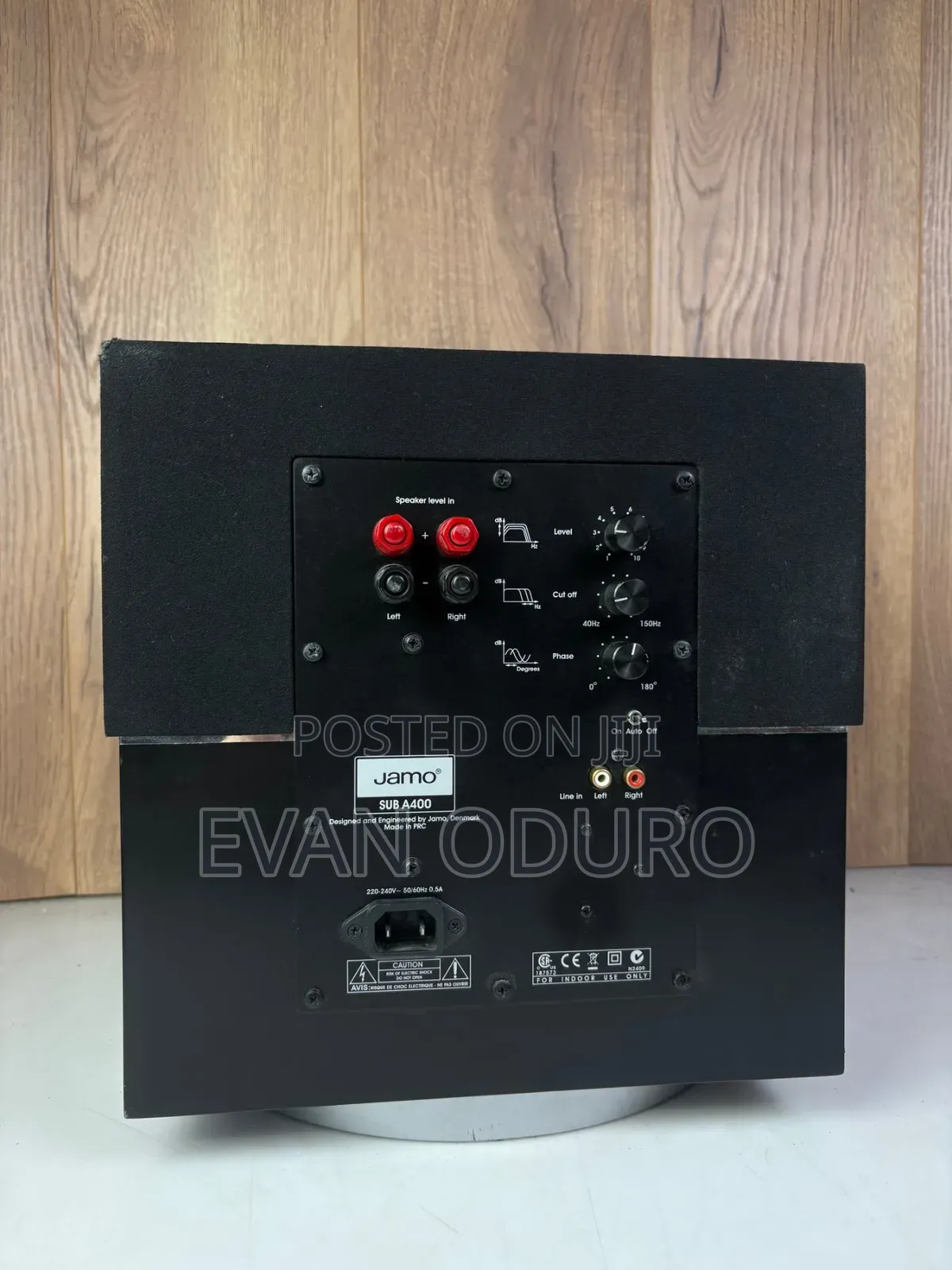 Powerful Jamo Sub Compact, Stylish, and Active Subwoofer