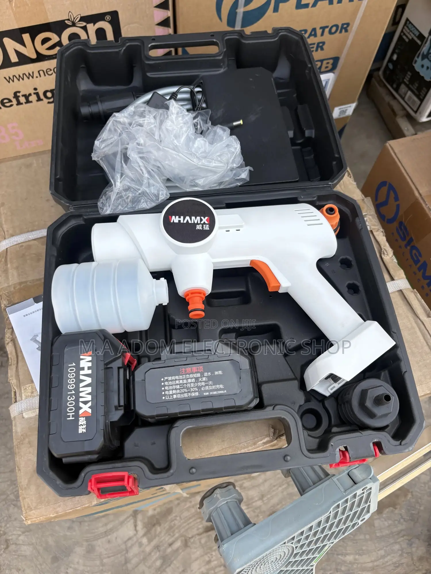 Whamax 300w Wireless Portable Car Pressure Washer