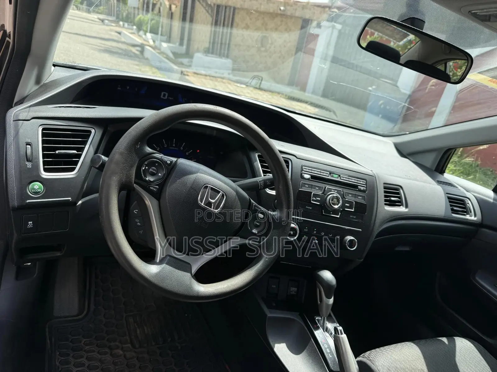 Honda Civic EX 4dr Sedan (1.8L 4cyl CVT) 2014 Gray