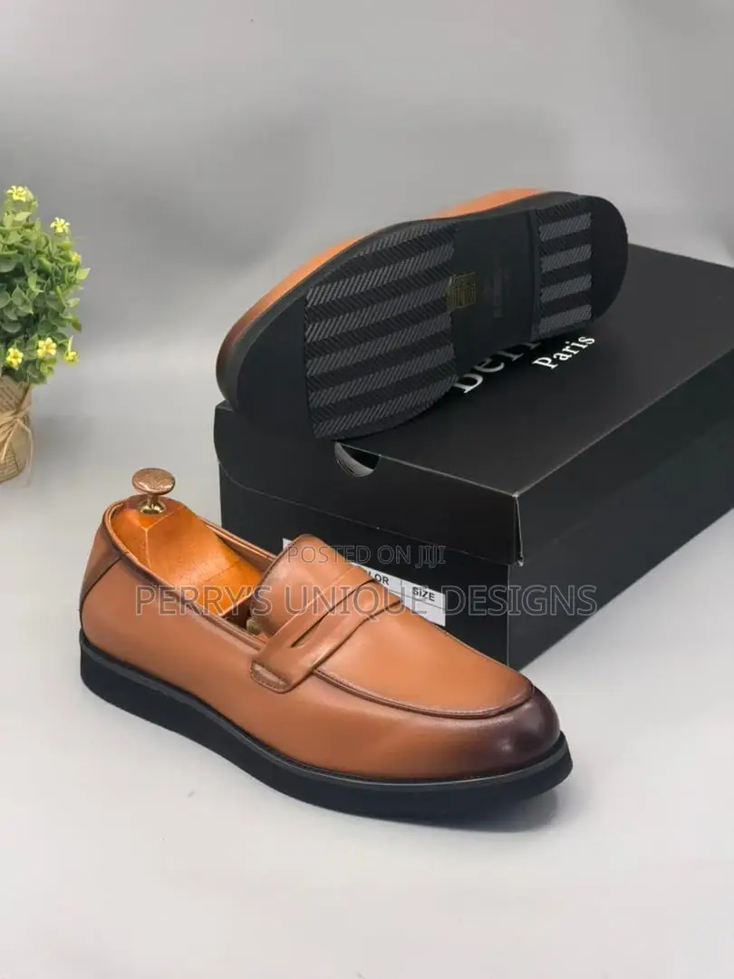 Berluti Prestige Venezia Leather Loafers
