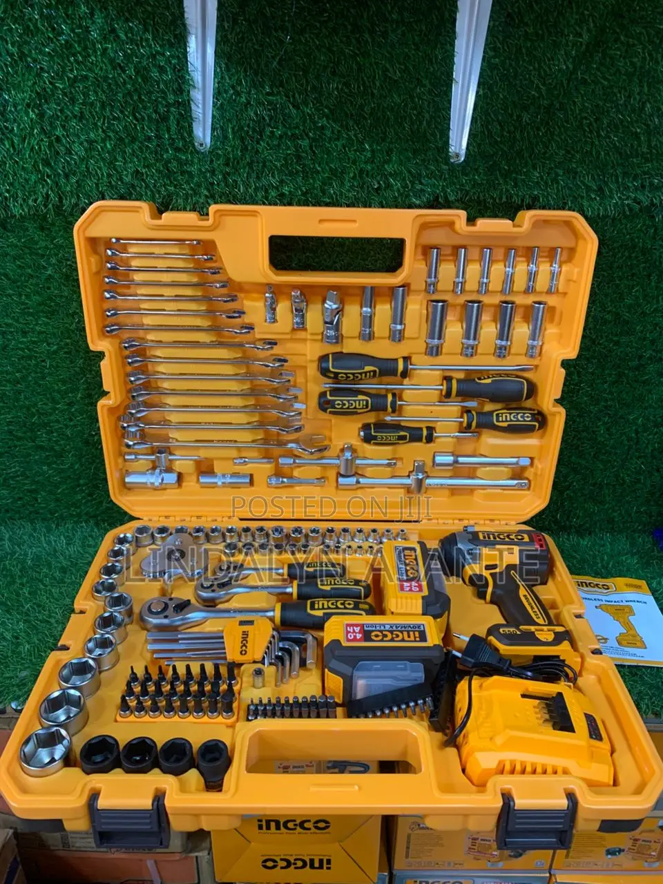 172 PCS Cordless Impact Wrench Tools Set - Hkthp41723