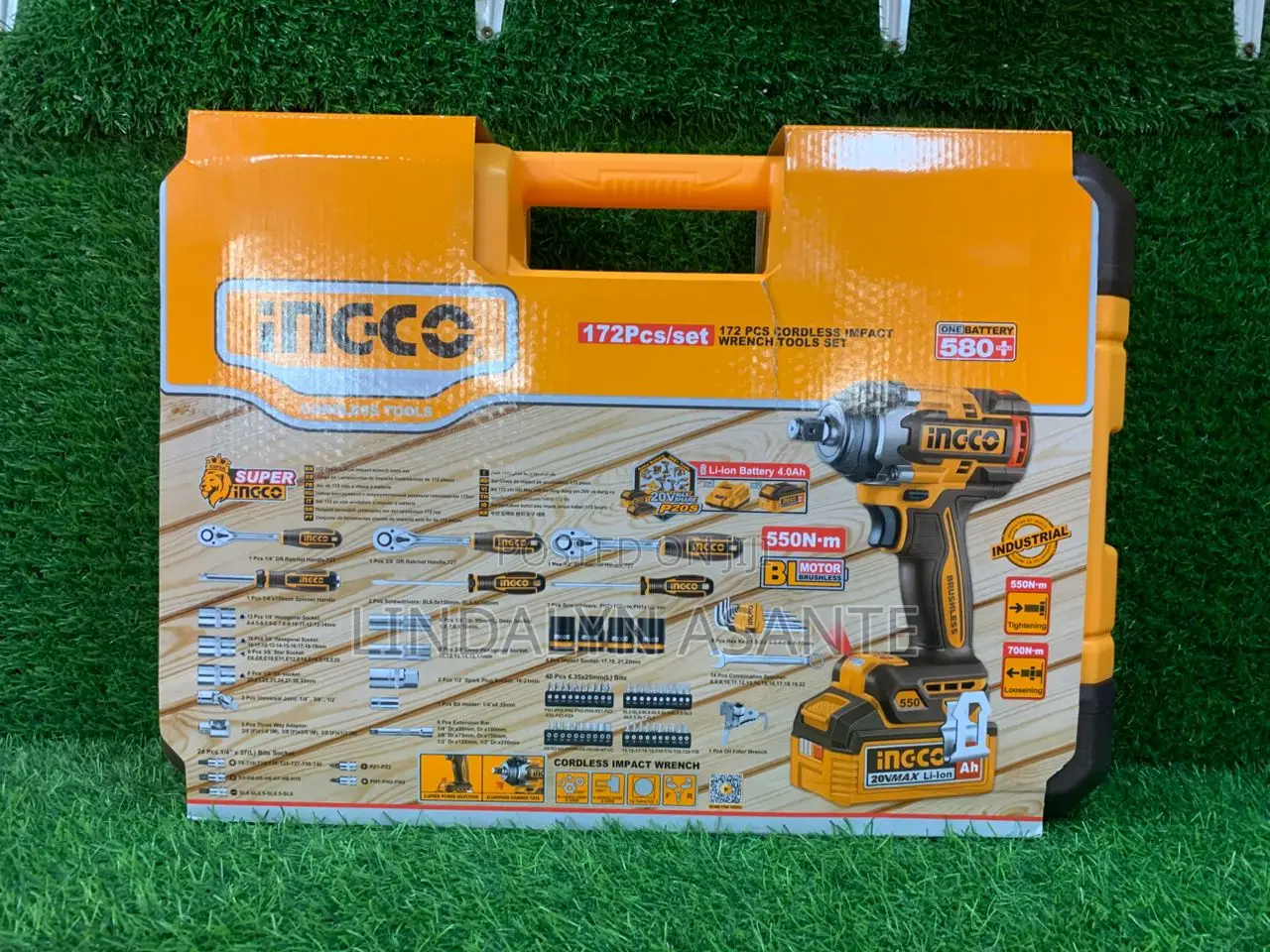 172 PCS Cordless Impact Wrench Tools Set - Hkthp41723