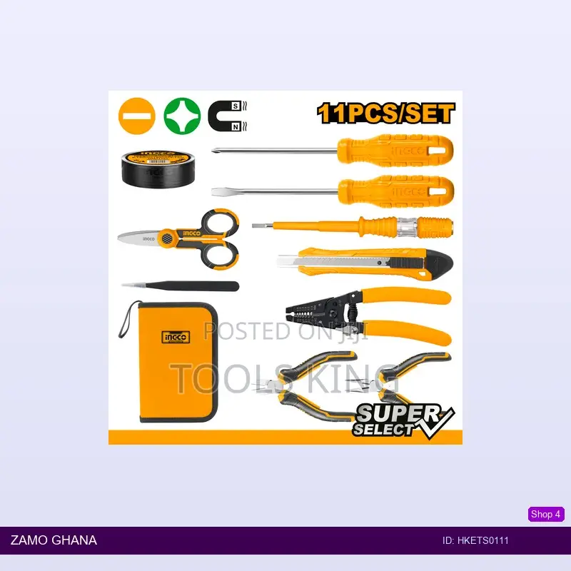 11pcs Electricians Tools Set - Hkets0111