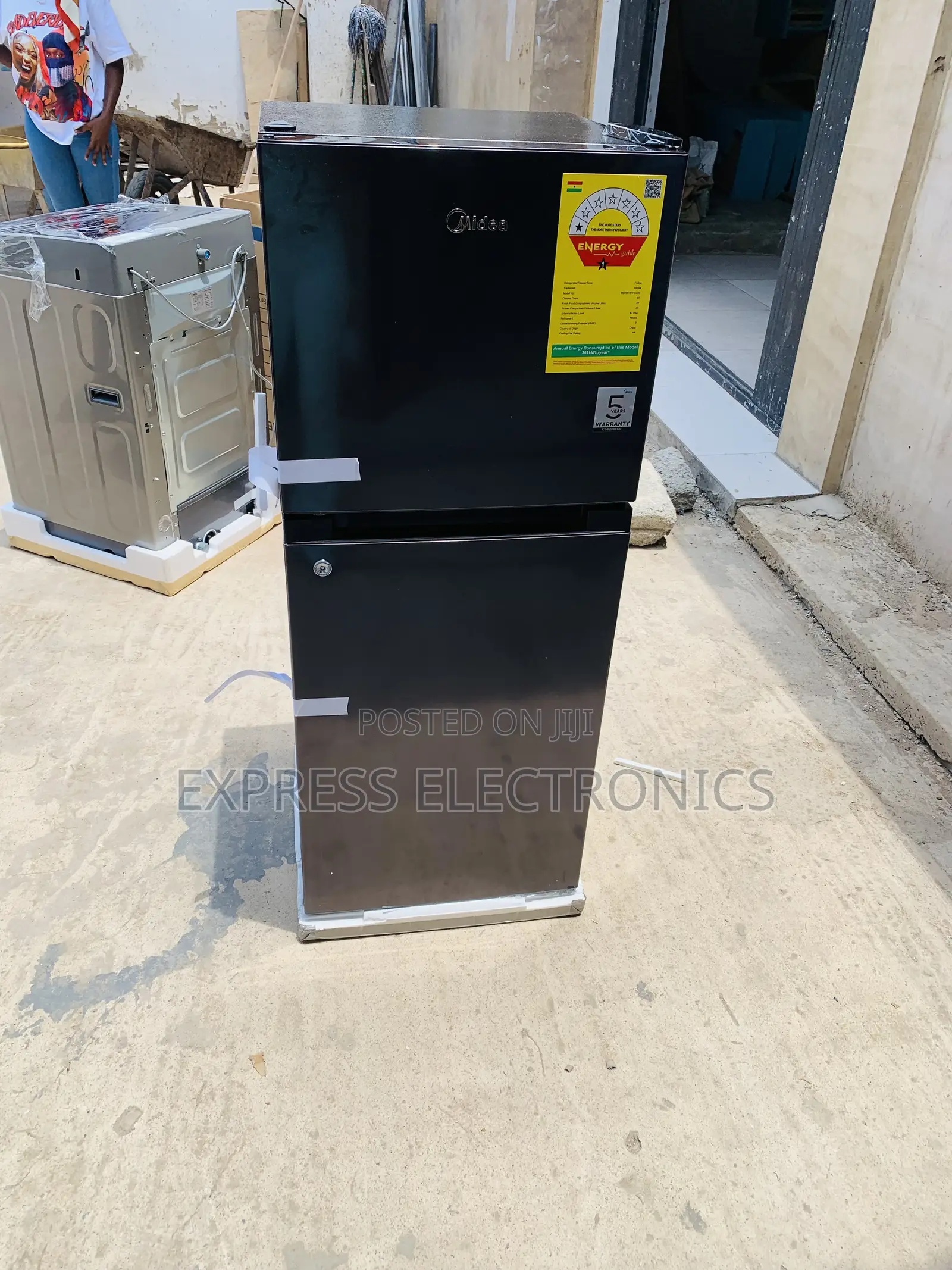 127l Fridge Midea Top Freezer
