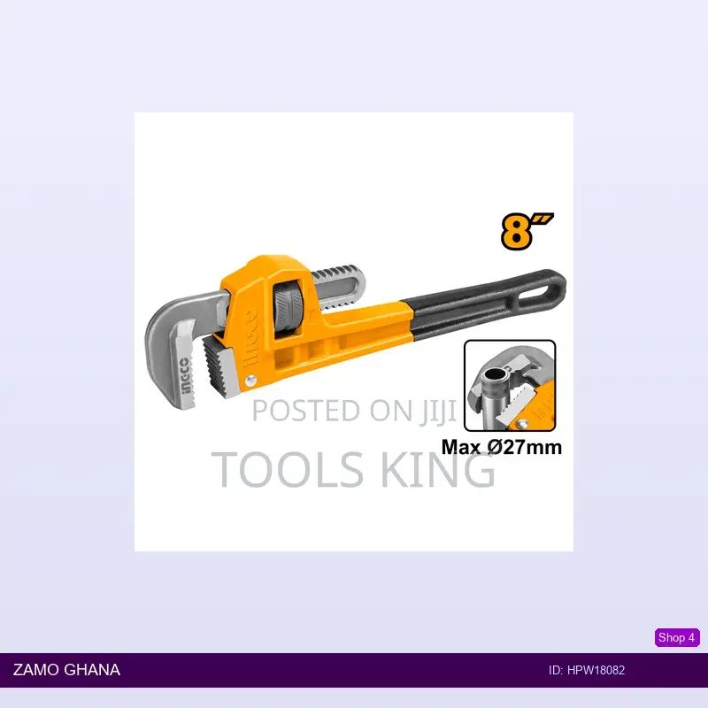 Pipe Wrench 8" - Hpw18082