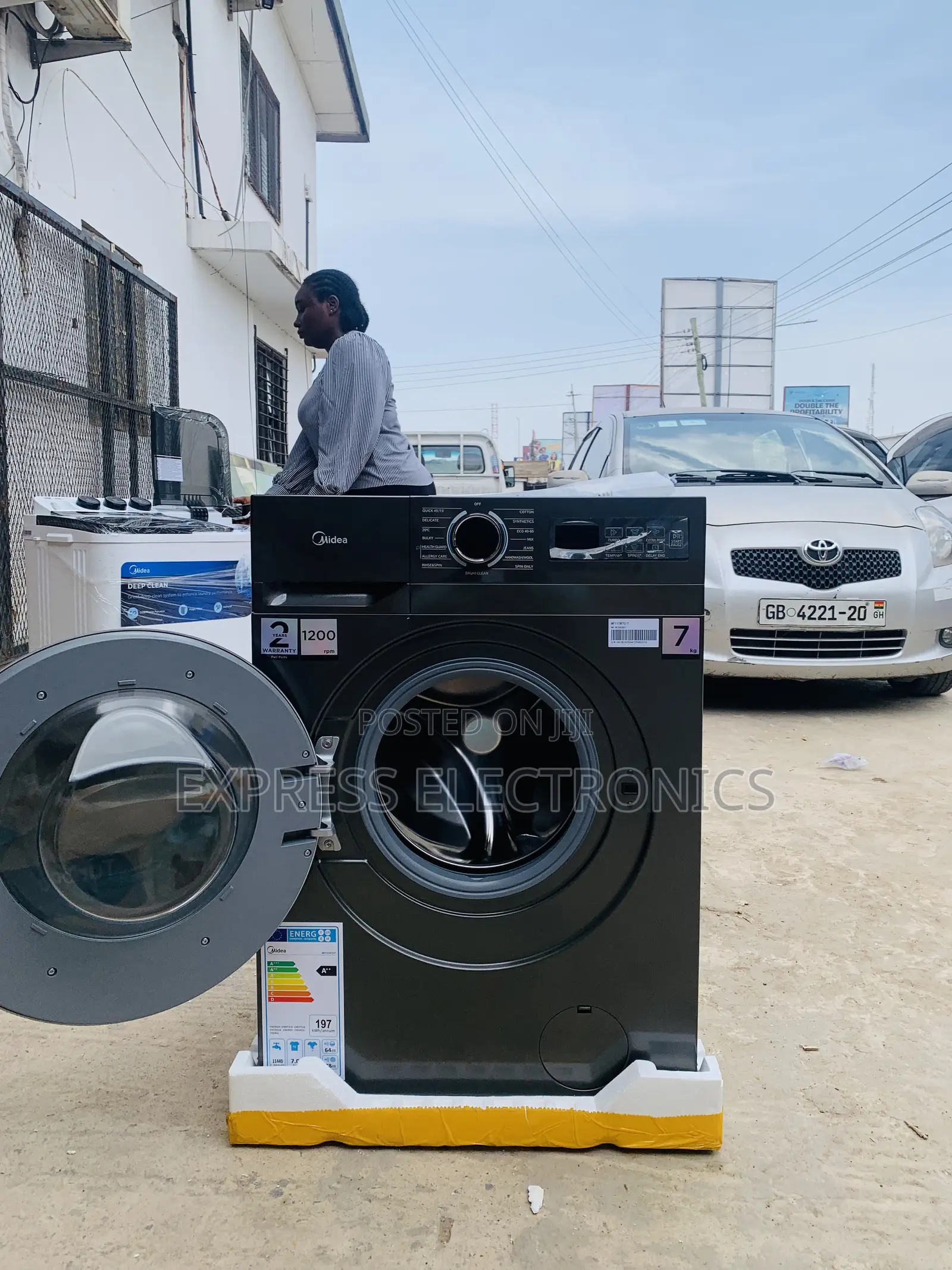 Purchase the New Grey Washing Machine Fulll Auto 7kg Front Load
