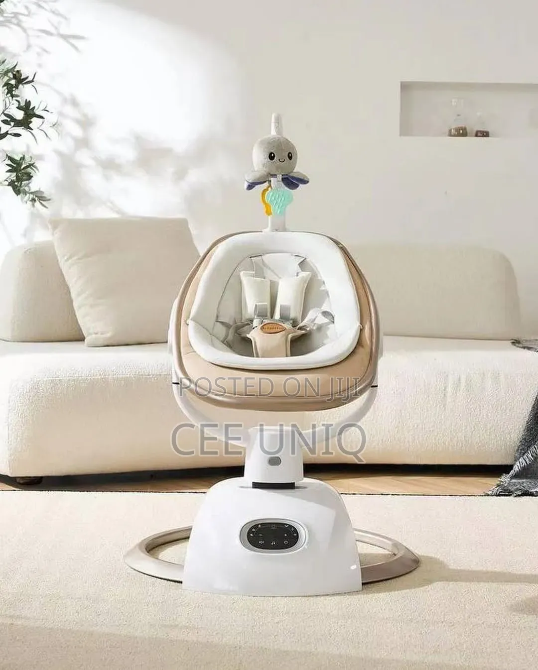 Elegance Electric Foldable Plastic With Music Soothing Swing