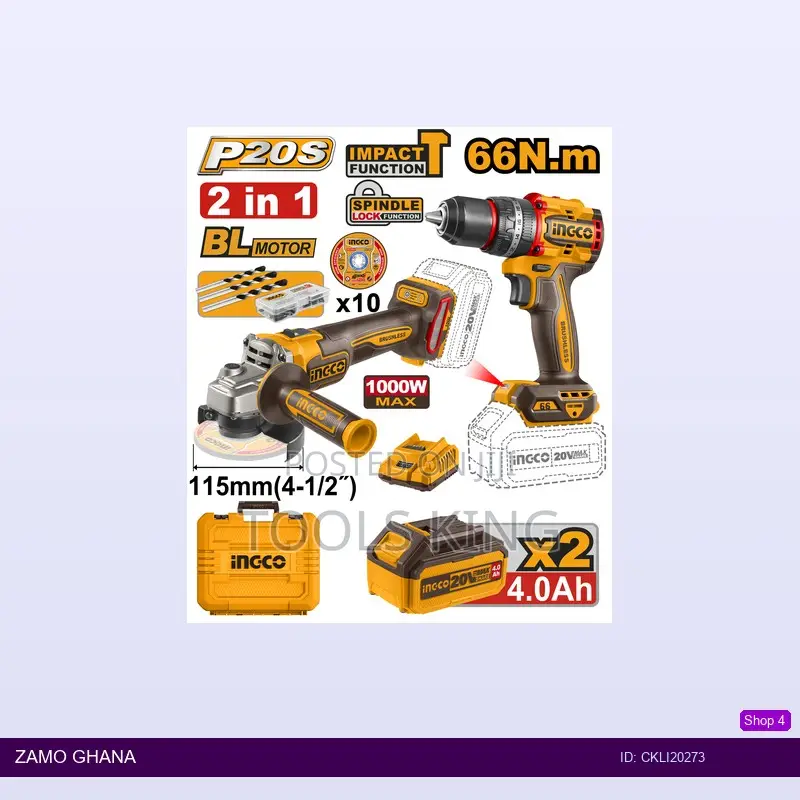 Cordless 2 PCS Combo - Ckli20273