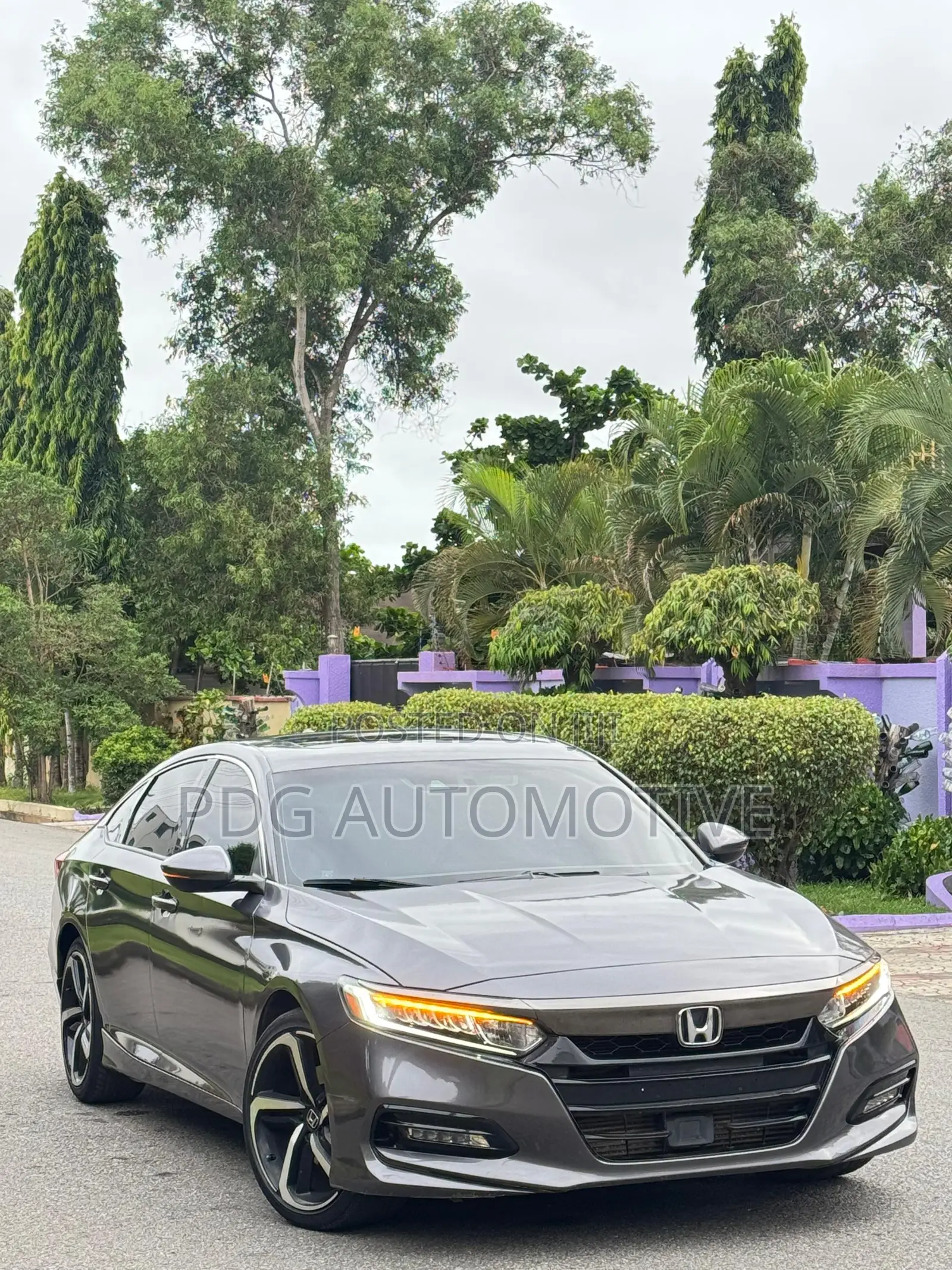 Honda Accord Sport (2.0L 4cyl Turbo 10A) 2019 Gray