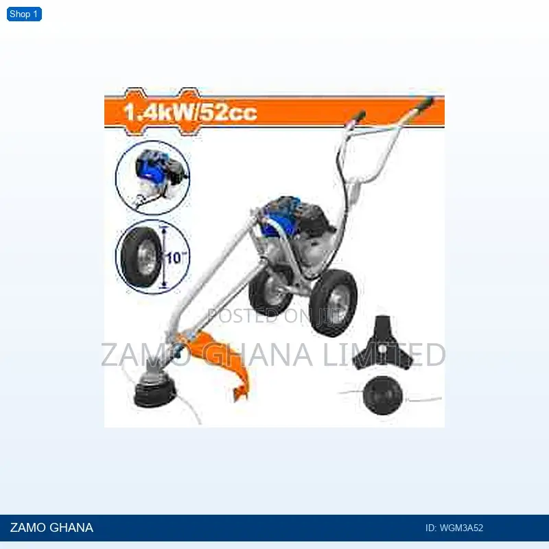 Hand Push Gasoline Grass Trimmer and Bush - Wgm3a52