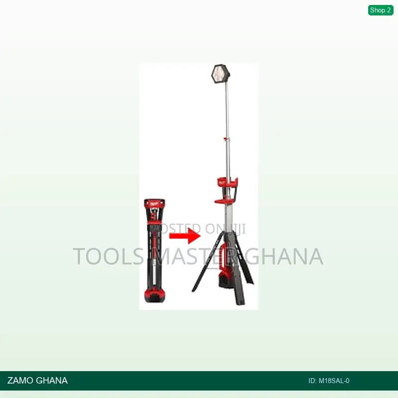 18v Led Stand Work Lamp Tower Light Basic Zero Version - M18sal-0